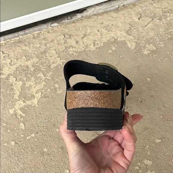New Papillio Birkenstock Black Footbed Sandals - Picture 6 of 10
